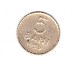 Moneda 5 bani 1954, stare buna, curata