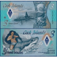 Cook Islands 2021 - 3 dollars, necirculata