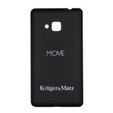 Capac spate original Kruger&amp;Matz Move (Back Cover) &ndash; Negru