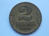 2 DINARI 1938 IUGOSLAVIA, Europa