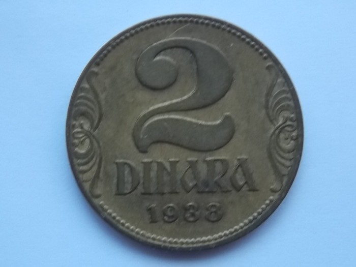 2 DINARI 1938 IUGOSLAVIA