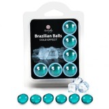 SECRETPLAY - SET 6 BRAZILIAN BALLS COLD EFFECT, SECRETPLAY COSMETIC