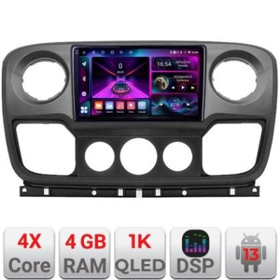 Navigatie Opel Movano, Renault Master 2010-2021 Android radio gps internet 4+64 InCell Display 1KGB 4-Core Kit-movano+EDT-E210-RK V1 CarStore Technolo foto