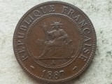INDOCHINA FRANCEZA-1 CENTIME 1887