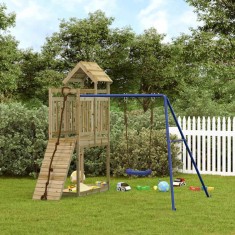 vidaXL Set de joacă pentru exterior, lemn de pin impregnat 3155968