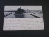 Carte Poștală Vintage Elveția - Geneva , Insula Rousseau (cel mai probabil din perioada 1900&ndash;1940)