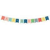 Banner happy birthday mix 16.5x62 cm