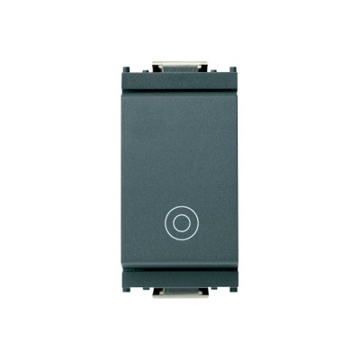 Vimar 16080 Buton cu revenire, 10A, 250V, 1P NO, gri antracit ProAdvanced PowerfulTools foto