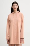 Rains geacă A-Line W Jacket W3 culoarea portocaliu, de tranzitie, 18050