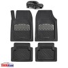 Covorase Auto Tip Tavita TeamCar&reg; MG HS Mk2 SUV (2024-2025) Carbon - Cauciuc Reciclat, Protectie Premium