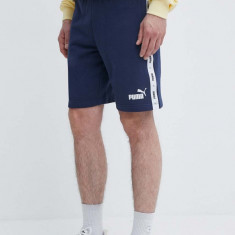 Puma pantaloni scurți bărbați, culoarea bleumarin 847387