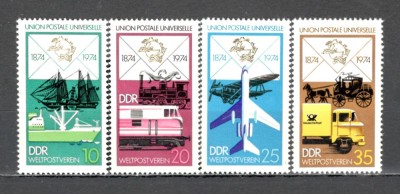 D.D.R.1974 100 ani UPU SD.408 foto