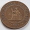 Indochina Franceza, 1 Cent 1887