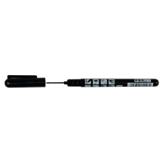 Marker permanent, 1 mm, negru, subtire, cu varf lung, Richmann