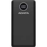 Acumulator extern ADATA 20000mAh, Quick Charge 3.0 + PD 18W, 2 x USB &amp;amp;amp, 1 x USB-C, P20000QCD 20.000 mAh, Total 3A, Negru