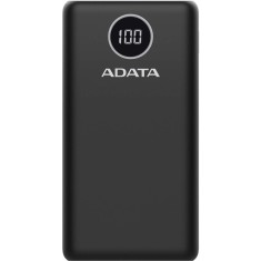 Acumulator extern ADATA 20000mAh, Quick Charge 3.0 + PD 18W, 2 x USB &amp;amp;amp, 1 x USB-C, P20000QCD 20.000 mAh, Total 3A, Negru