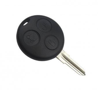 Cheie completa Topautochei&amp;reg; pentru Smart ForTWO, Roadster, Pulse, Passion, City, 433 Mhz foto