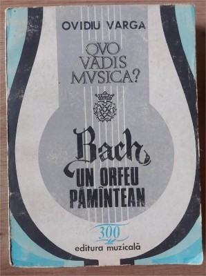 Bach: Un orfeu pamintean- Ovidiu Varga foto