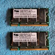 ram DDR1 - pentru laptop KIT - 2 x 256 Mb