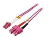 Patch Cord Fibra Optica Goobay OM4 LC/UPC-SC/UPC 1m 50/125um LSZH Gri 95943