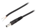 Cablu Alimentare DC 4,8/1,7 Negru 1,5m