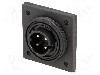 Conector circular, tata, 4 pini, BULGIN - PX0766/P