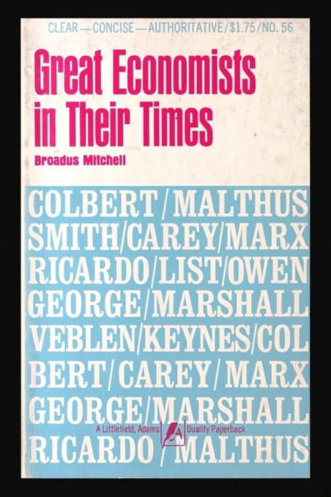Great Economists in their times / Broadus Mitchell