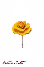 Pin Sacouri Casual Galben Floral PI007-G foto