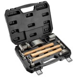 Set reparatie caroserie auto 7 piese cu ciocane si tasuri NEO TOOLS