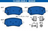 ATE 13.0460-2649.2 set placute frana,frana disc