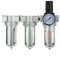 Baterie cu 3 filtre de aer si regulator 1/2