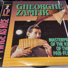 Vinil 2XLP Gheorghe Zamfir – Masterpiece Of The King Of The Pan-Flute (VG+)