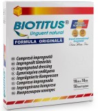 BIOTITUS COMPRESE IMPREGNATE 10CM*10CM 10BUC/CUT