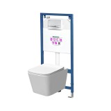 Cumpara ieftin Set rezervor WC montat pe perete Tina Adriatic