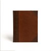 CSB Notetaking Bible, Large Print Edition, Brown/Tan Leathertouch