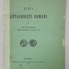 DOI ANTAGONISTI ROMANI de JON KALINDERU , 1892