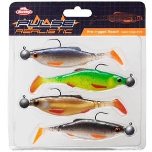 Set Berkley Pulse Realistic Roach Prerigged, 11cm, 4buc/plic foto