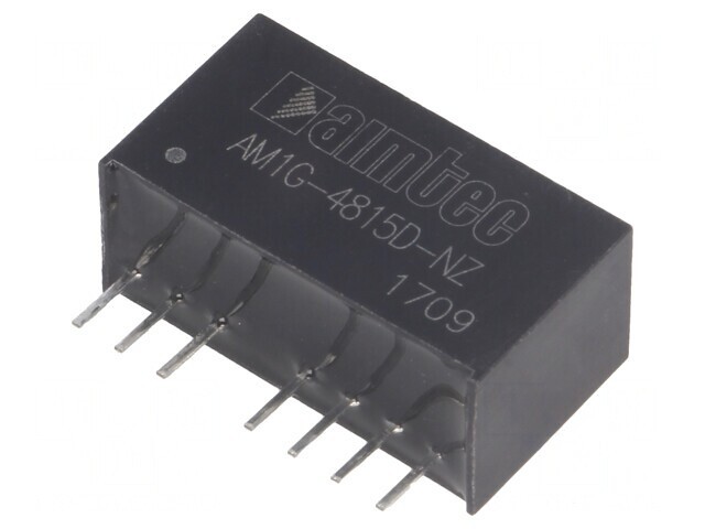 Convertor DC/DC 1W 36-75V la 15V/-15V SIP8