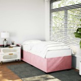 VidaXL Cadru de pat, roz, 90x190 cm, catifea 3284606