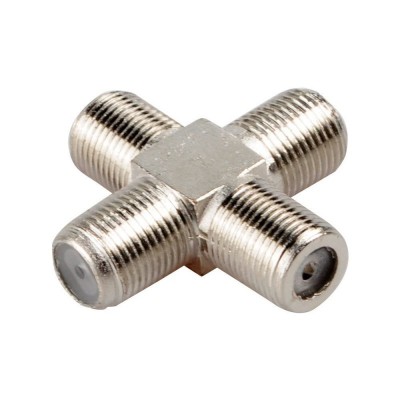 Splitter Coaxial Cu 4 Conectori Mama , Tip F foto