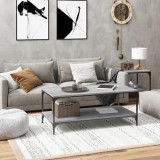 Cumpara ieftin Măsuță de cafea, gri sonoma, 100x50x40 cm, lemn prelucrat