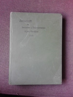 REVISTA ASOCIATIEI ALPINE GERMANE SI AUSTRIECE 1905 (CARTE IN LIMBA GERMANA, ZEITSCHRIFT DES DEUTSCHEN UND &amp;Ouml;STERREICHISCHEN ALPEN-VEREINES 1905) foto