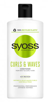 Balsam Syoss Curls&amp;amp;Waves pentru par ondulat, 440 ml foto