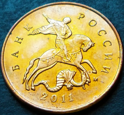 Moneda 10 COPEICI - RUSIA, anul 2011 *cod 2119 = UNC - Monetaria MOSCOVA foto