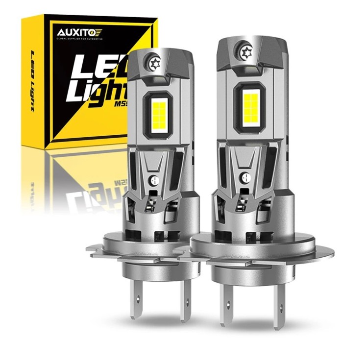 Set 2 becuri Auxito&reg; H7 LED, 120w/set, CANBUS, cu ventilator inclus