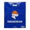 Sacosa personalizata Dedeman, tip banana, PJD, albastru, 50 x 42 cm