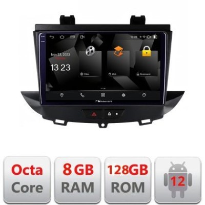 Navigatie Opel Grandland X Crossland X 2016-2020 Nakamichi NAM5960PRO Octa core 8+128 carplay android auto radio gps internet CarStore Technology foto