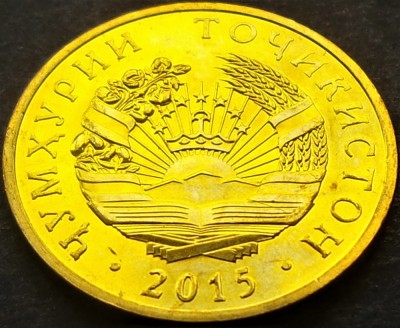 Moneda exotica 20 DIRAM - TADJIKISTAN anul 2015 *cod 1990 = A.UNC foto