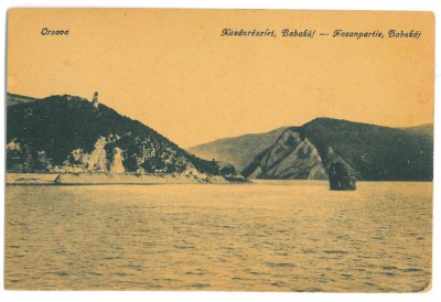 3049 - ORSOVA, stanca Babagaia, Danube Kazan, Romania - old postcard unused 1918 foto