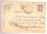 AMS# - CARTE POSTALA CENZURAT BOTOSANI - 2, 1943, Circulata, Printata